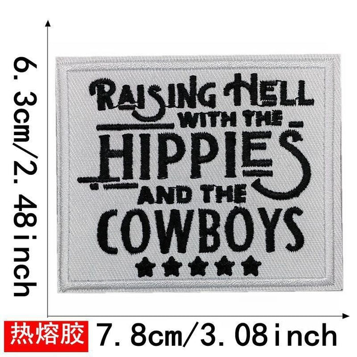 Wholesale English sign cloth DIY Patches