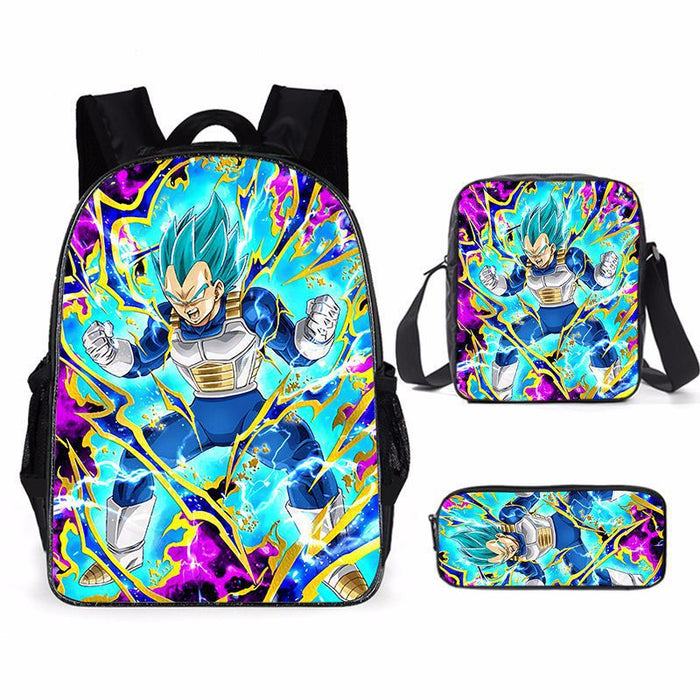 Wholesale New Style Anime Dragon Ball Backpack Primary and Secondary School Students School Bag Shoulder Bag Pencil Case Three-piece Set JDC-BP-Shangl005