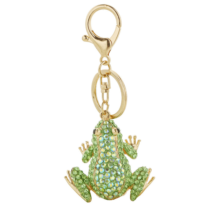 Wholesale Frog Diamond Alloy Keychain JDC-KC-ChaoK052