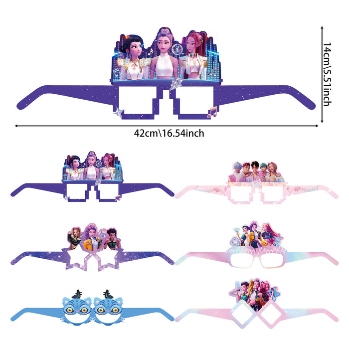 Wholesale KPOP Theme Birthday Party Decoration Supplies Scene Decoration Five Piece Set