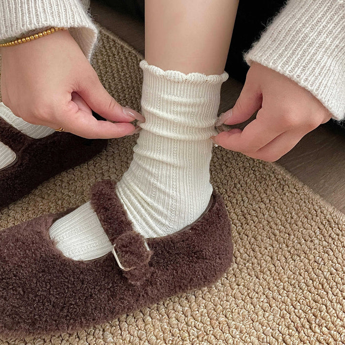 Wholesale Socks, Knitted Socks, Middle Socks, Cotton Stacked Socks