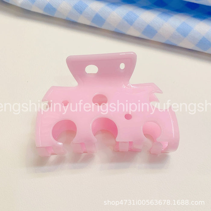 Wholesale  cheese hair grip  cartoon hair accessories hair clip top clip hollow shark clip hair accessories