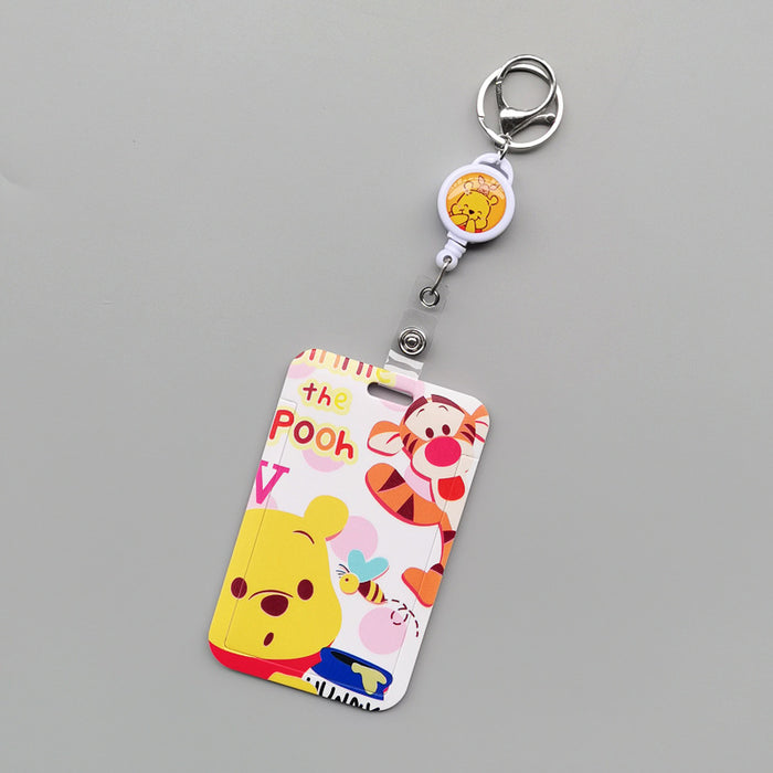 Wholesale Cartoon Anime Card Holder With Hard Case And Polyester Lanyard Chic Student ID Badge Trendy Gift