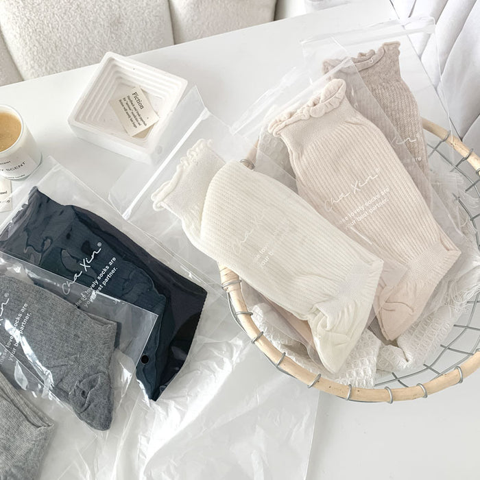 Wholesale Socks, middle tube, stacked socks, thin mesh, breathable