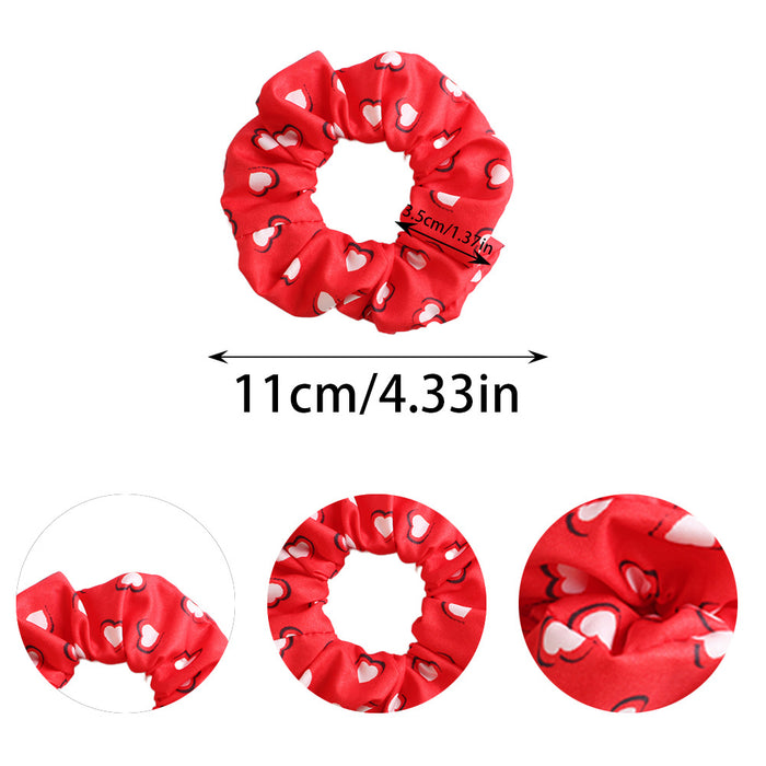 Wholesale large intestine hair ring  large intestine ring red love combination rope