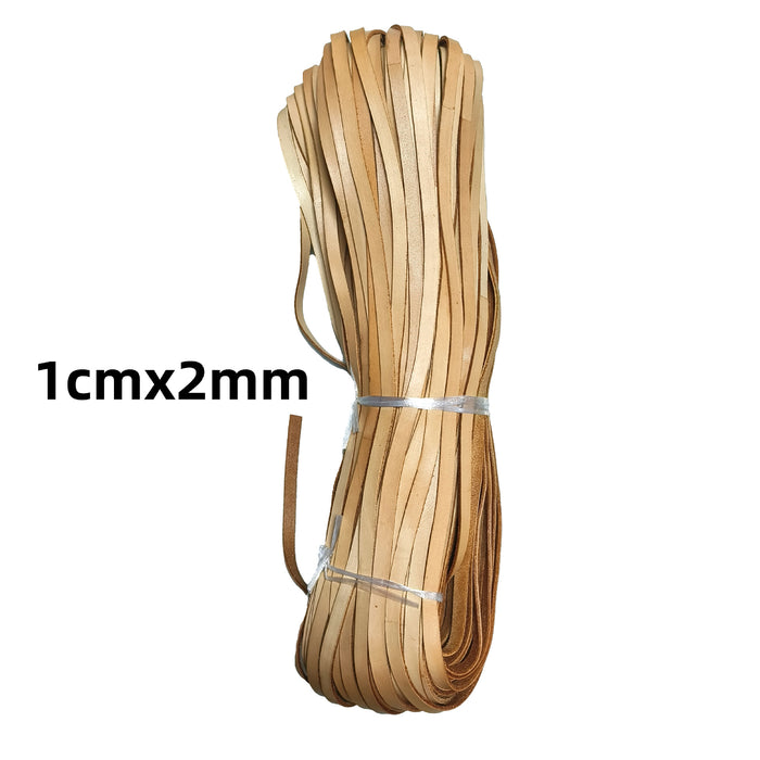 Wholesale 100pcs Round  Cowhide Rope Accessories Mobile Phone Case Leather Rope Braided Rope