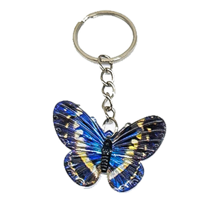 Wholesale Butterfly Pendant Bead Acrylic Keychain JDC-KC-TYS012