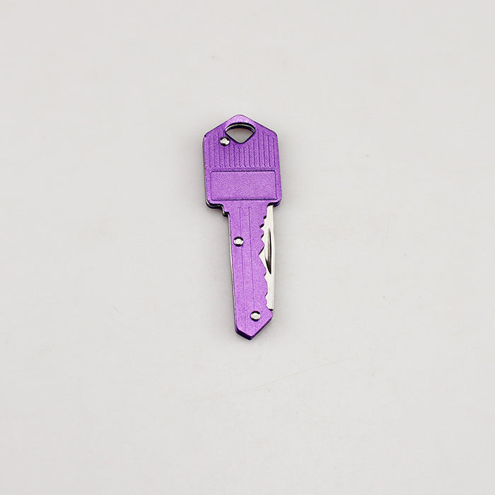 Wholesale Stylish Silver Keychain Knife For Car Keys Gift Accessory