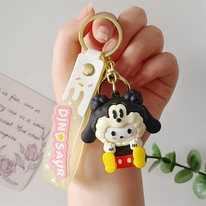 Wholesale Cartoon Silicone Doll Keychain JDC-KC-HaoXi009