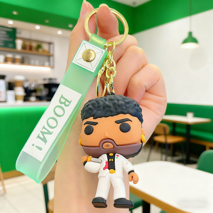 Wholesale Cartoon Silicone Little Tree Man Keychain Car Key Accessory for Gift MOQ≥2