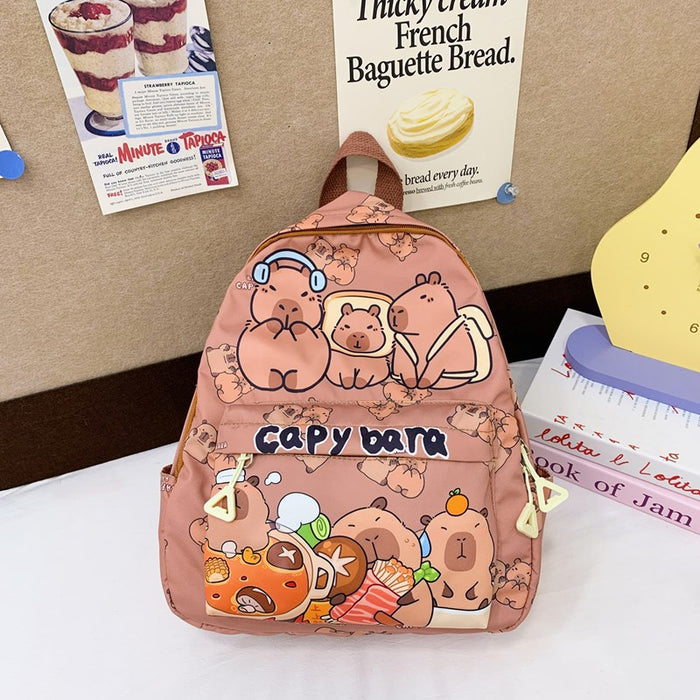 Wholesale  Printed Trendy Backpack Junior High School and Primary School Schoolbag Large Capacity Decompression Backpack Cute Student Bag