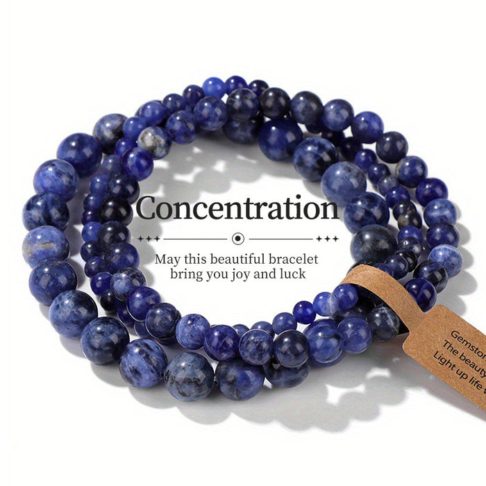 Wholesale Agate Turquoise Beaded Bracelet Retro Colorful Stone Bracelet Jewelry