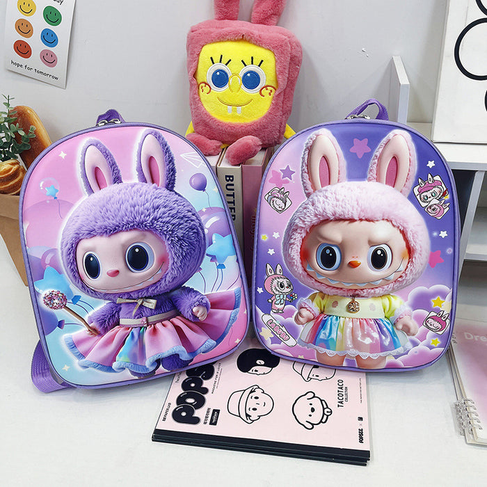 Wholesale Cute cartoon backpack for kindergarten boys and girls with cartoon dolls
