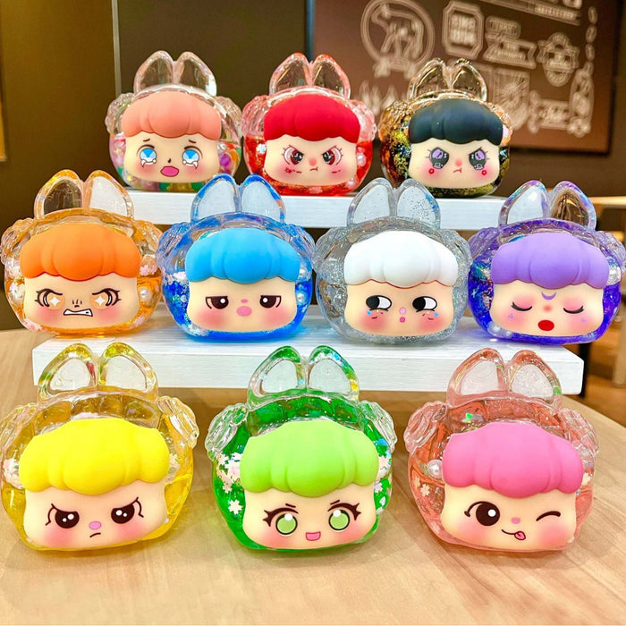 Wholesale Cute cartoon luminous quicksand desktop decoration