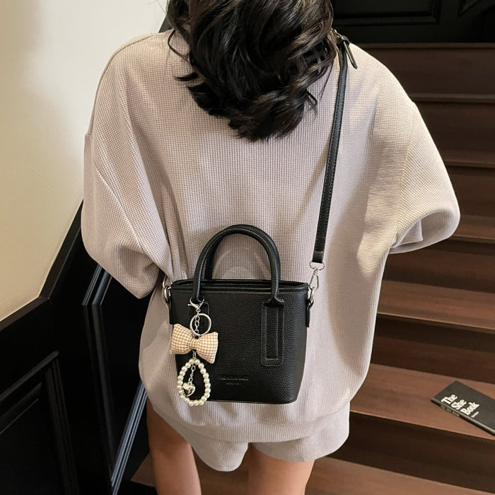 Wholesale New Small Bag Texture Handheld Bucket Bag Versatile Retro Commuter Crossbody Bag