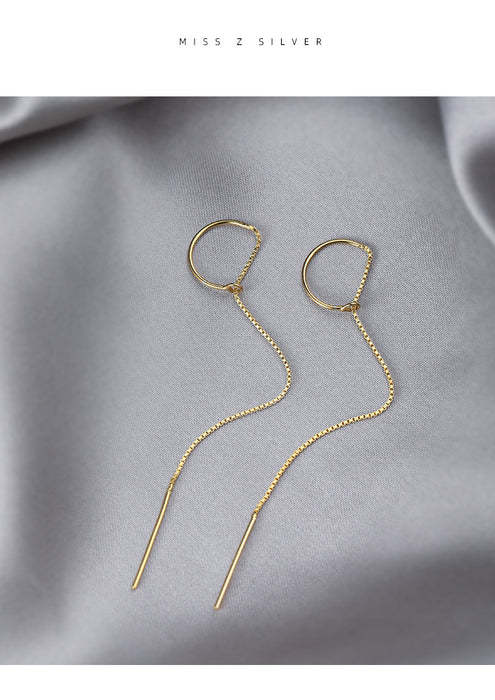 Wholesale Long earrings round face slimming earrings