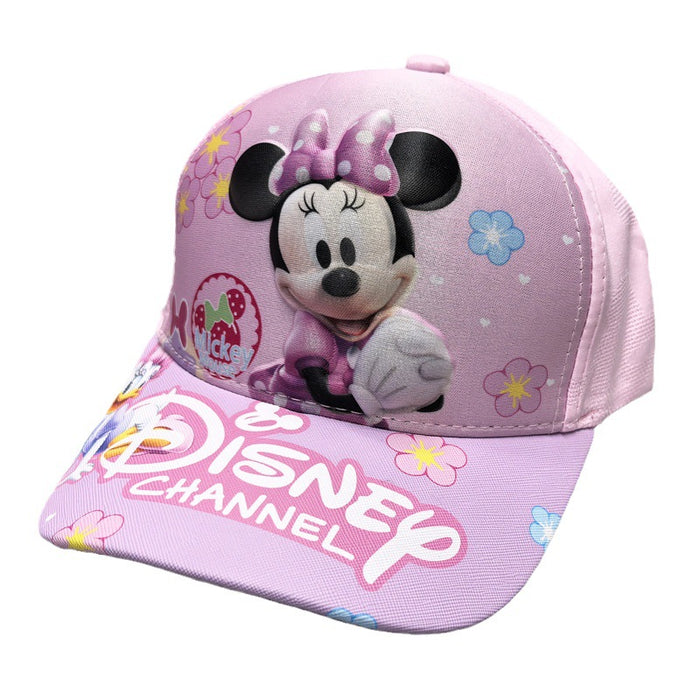 Wholesale 3D printed children's baseball cap, anime cartoon mesh cap, sun hat