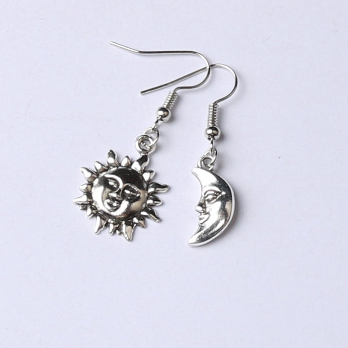 Wholesale Star and Moon Alloy Earrings JDC-ES-HaoH003