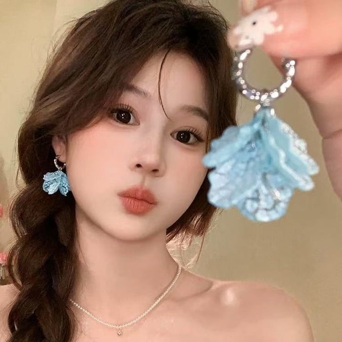 Wholesale Grape Theme Acrylic Earrings - Summer Fashion Jewelry Accessory Gift