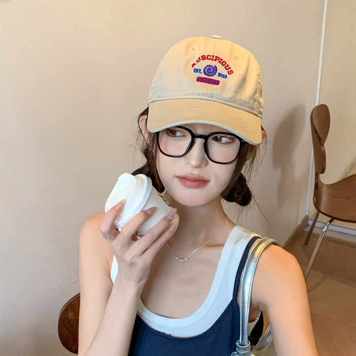 Wholesale New hat baseball cap retro trendy wide brim casual duckbill cap