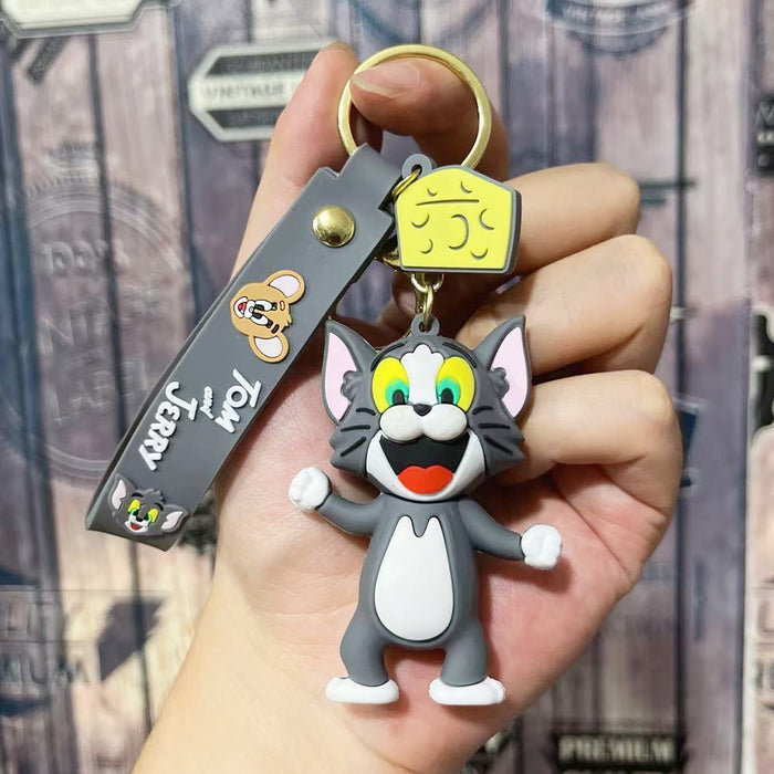 Wholesale Skateboard Key Chain Cartoon Doll School Bag Pendant Cute Pendant Small Gift