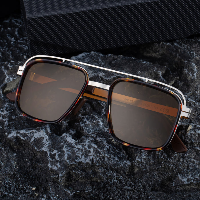 Wholesale Polarized Glasses Men's Sunglasses New Box Double Beam Sunscreen Sunglasses Premium