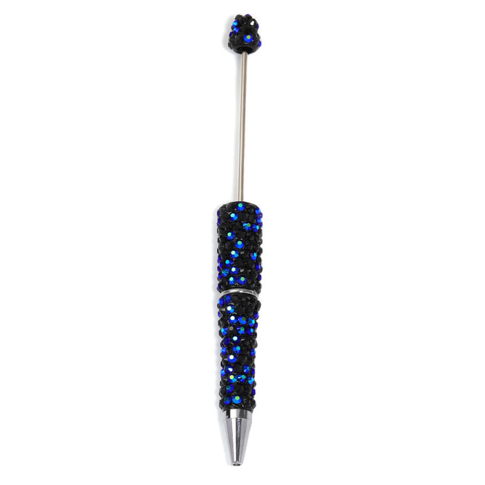 Wholesale Creative DIY full diamond beaded ballpoint pen multicolor plastic beaded pen hand-set diamond beaded pen