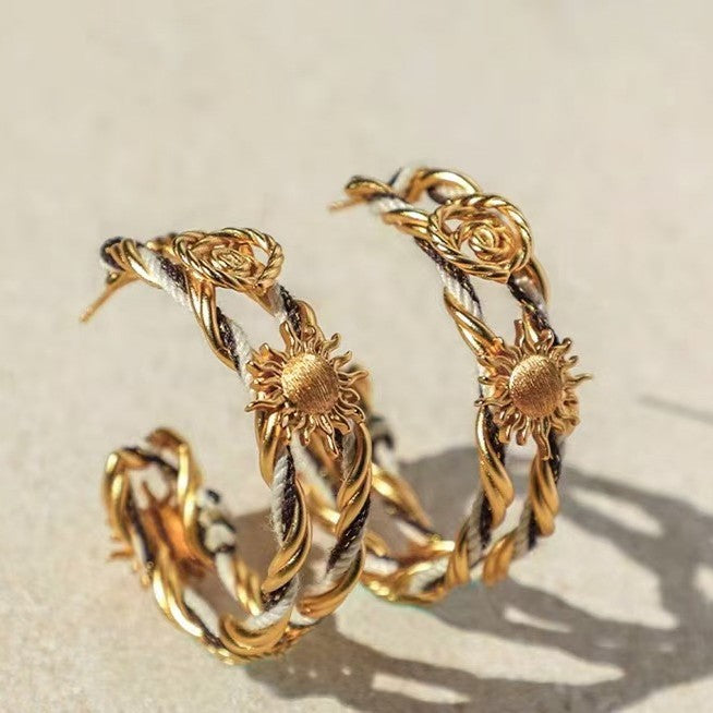 Wholesale Rope Clavicle Chain Seaside Vacation Casual Necklace Exaggerated