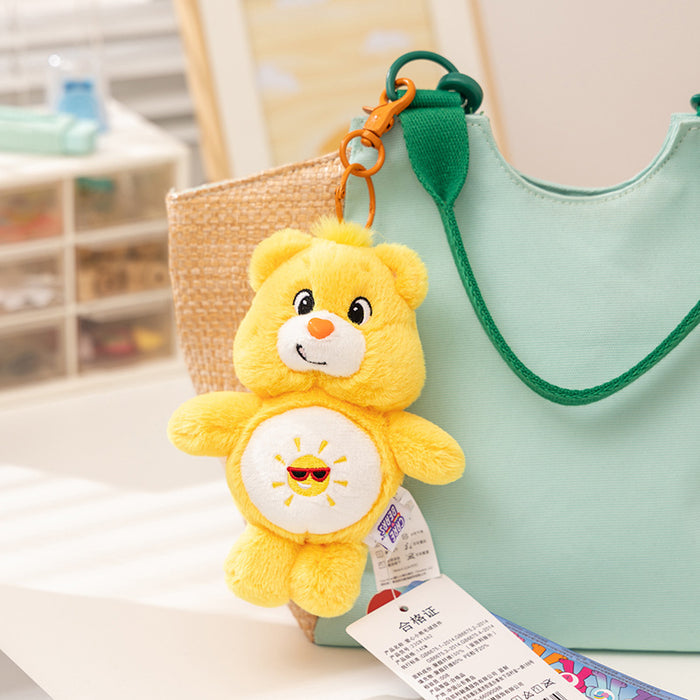 Wholesale Cartoon Bear Sound Plush Keychain Bag Charm Accessory
