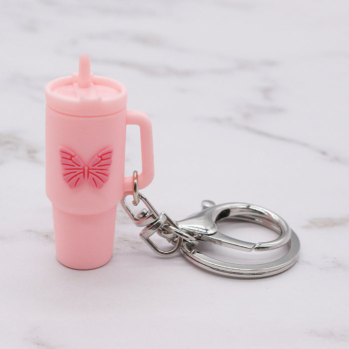 Wholesale Keychain Pendant Ice Bully Cup Key Chain Water Cup Decoration Accessories