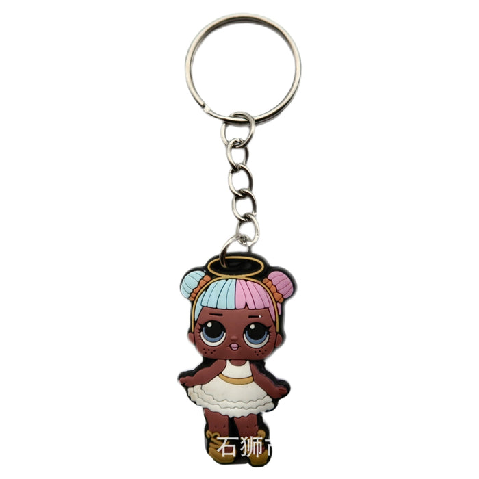 Wholesale 10 pcs Cute Girl Series Key Chain Pendants