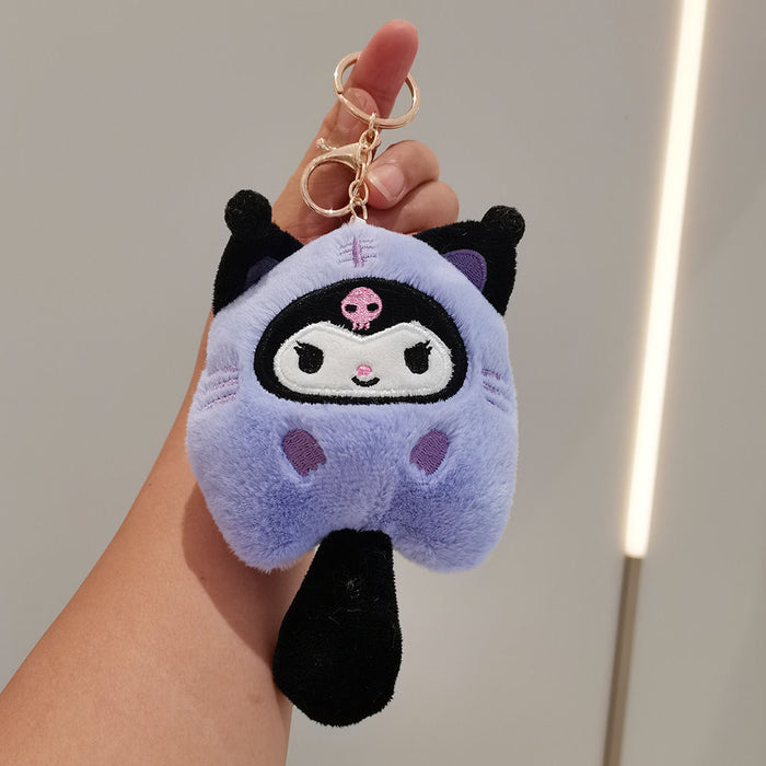 Wholesale Plush Dol Pendant Cartoon Cat Doll Grabber Doll Toy Keychain