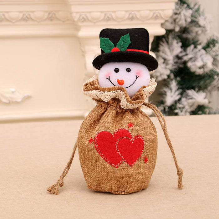 Wholesale Christmas Apple Bag, Handbag, Christmas Eve Gift Bag, Kidsren' s Small Gift Bag, Christmas Apple Bag