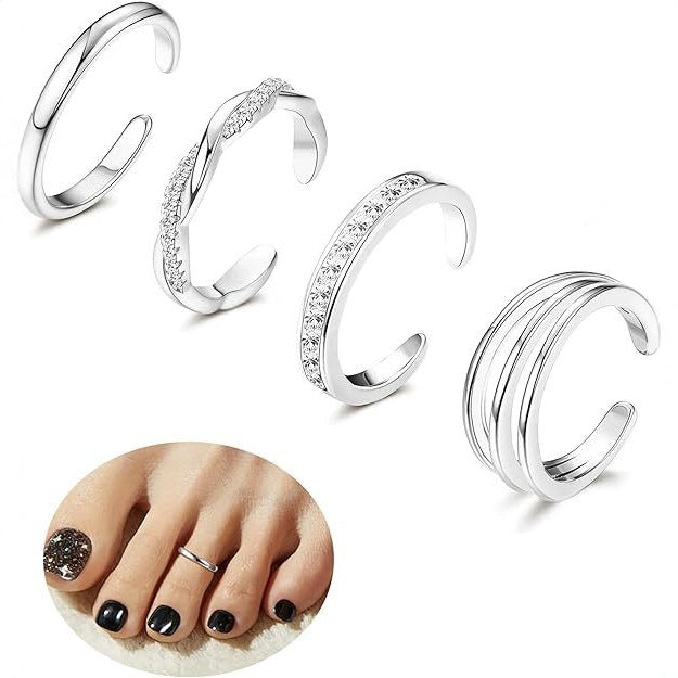 Wholesale Beach foot ring, tail ring, toe ring, personalized hollow out heart, sexy foot joint ring wholesale
