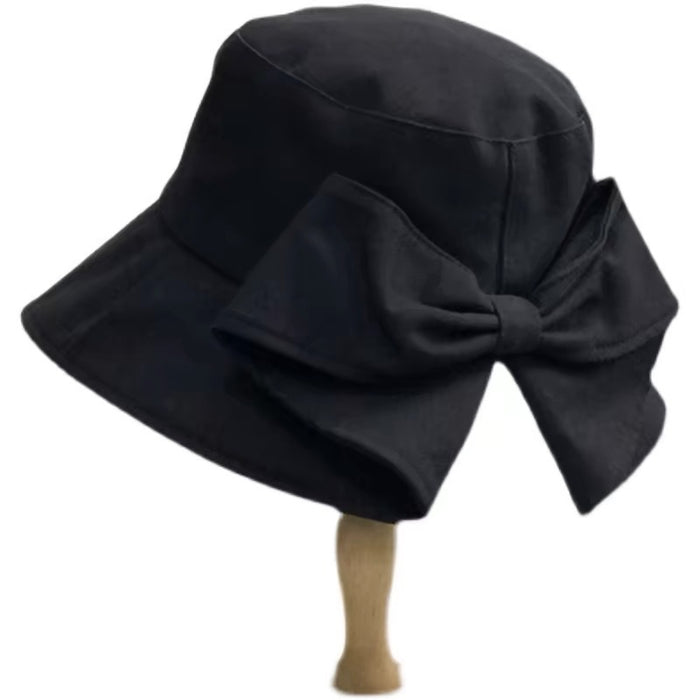 Wholesale Versatile fisherman hat with split back, UV resistant, sun shading bow, fashionable and casual sun shading hat