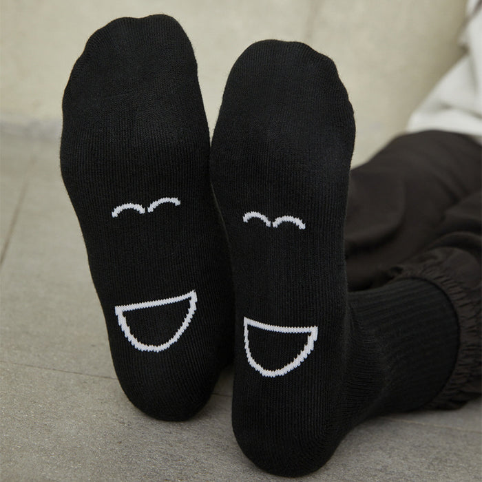 Wholesale Mid length socks, high-quality socks, casual men's socks, trendy socks, simple sports socks