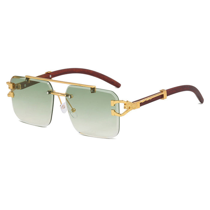 Wholesale Sunglasses frameless cut square sunglasses fashion sunglasses