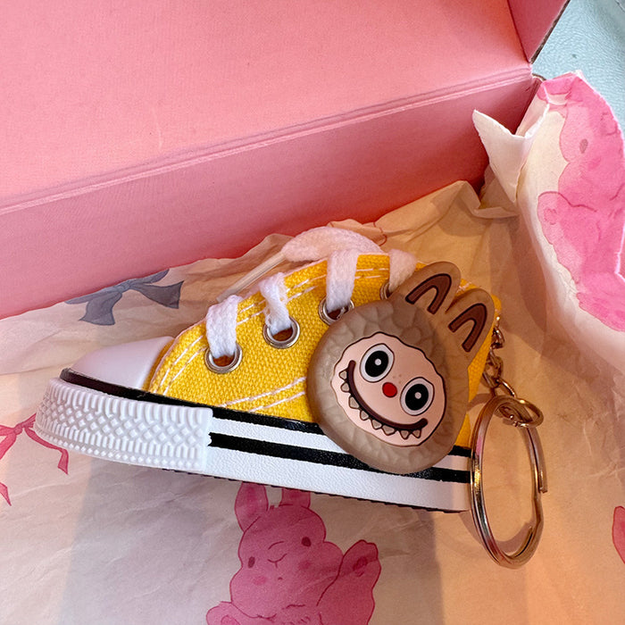 Wholesale Canvas Shoes Key Chain Small Shoes Pendant Cute Backpack Pendant Mini Hanging Bag Hanging Accessories
