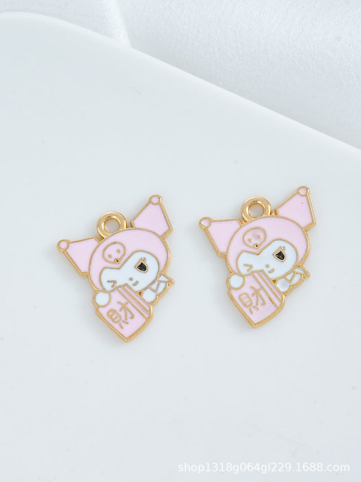 Wholesale 10 pcs Enamel cartoon DIY bracelet charms