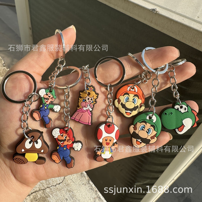 Wholesale Dinosaur Fossil Keychain  Pvc Luminous Keychain