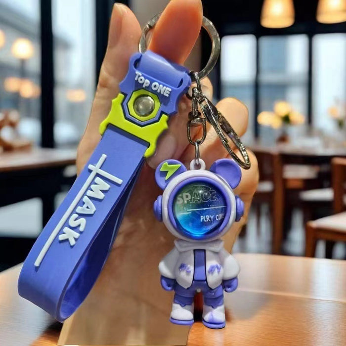 Wholesale Cartoon Cute Creative Keychain Exquisite Car Backpack Pendant Accessories Keychain