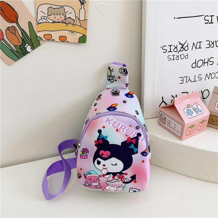 Wholesale waist bag  gift bag cute children' s chest bag new cartoon  shoulder messenger bag