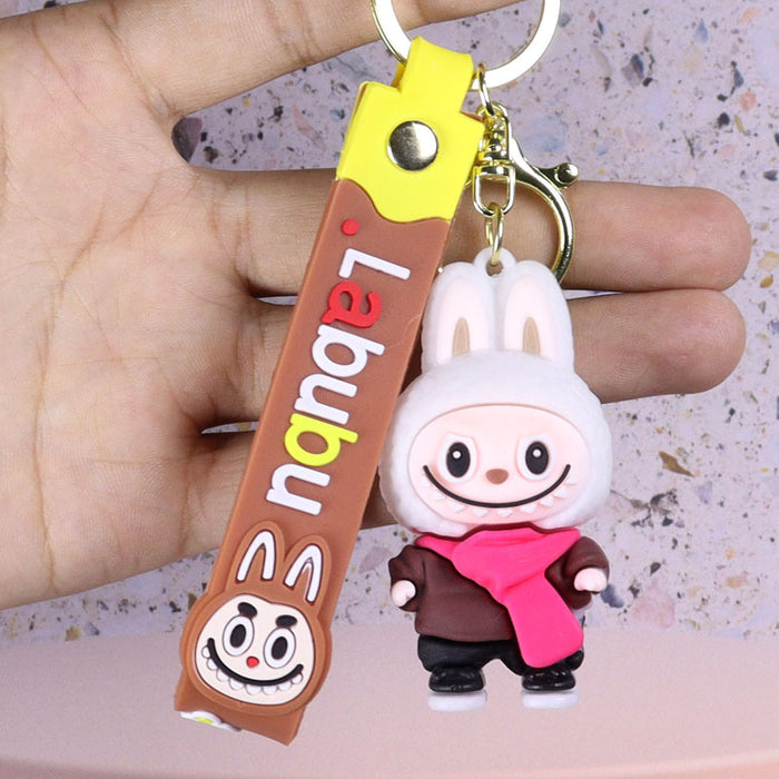Wholesale Keychain pendant doll blind box pvc soft glue keychain couple pendant