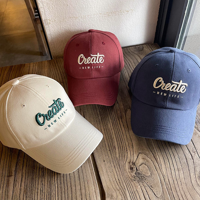 Wholesale Big head baseball cap women's long brim cap wide brim sunscreen hat