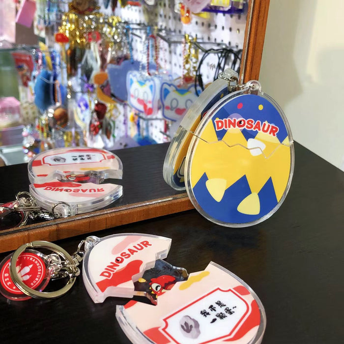 Wholesale Dinosaur keychain customization cartoon anime peripheral customization bag pendant