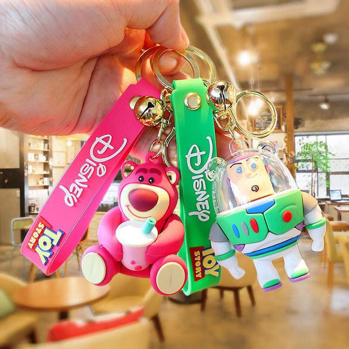 Wholesale Silicone Cartoon Doll Keychain JDC-KC-MingT226