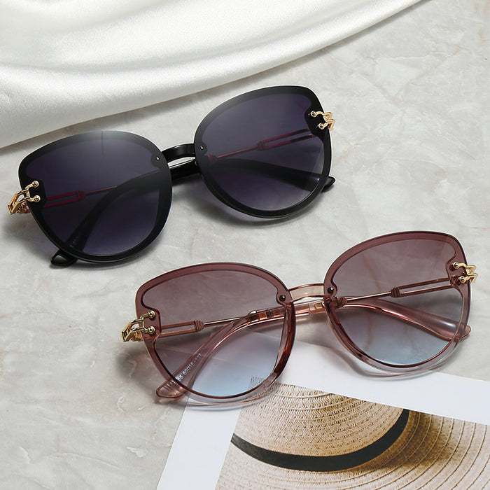 Wholesale Round frame sunglasses with UV protection, fashionable sun protection, and sunglasses