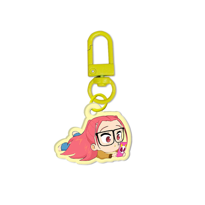 Wholesale 12pcs Custom Acrylic Cartoon Anime Double-Sided Keychain