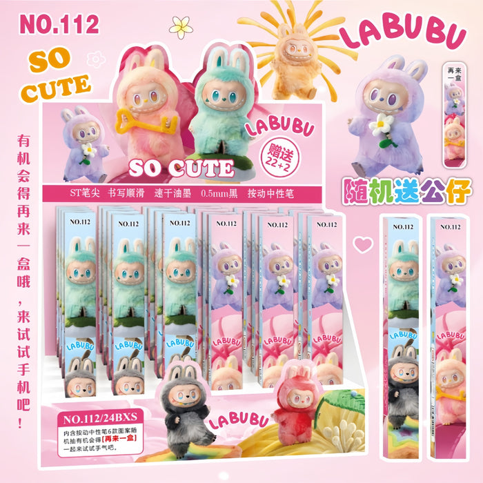 Wholesale Blind Box Press Pen Gel Pen Randomly Sends Doll Laser Spring Quick-Drying Brush Pen