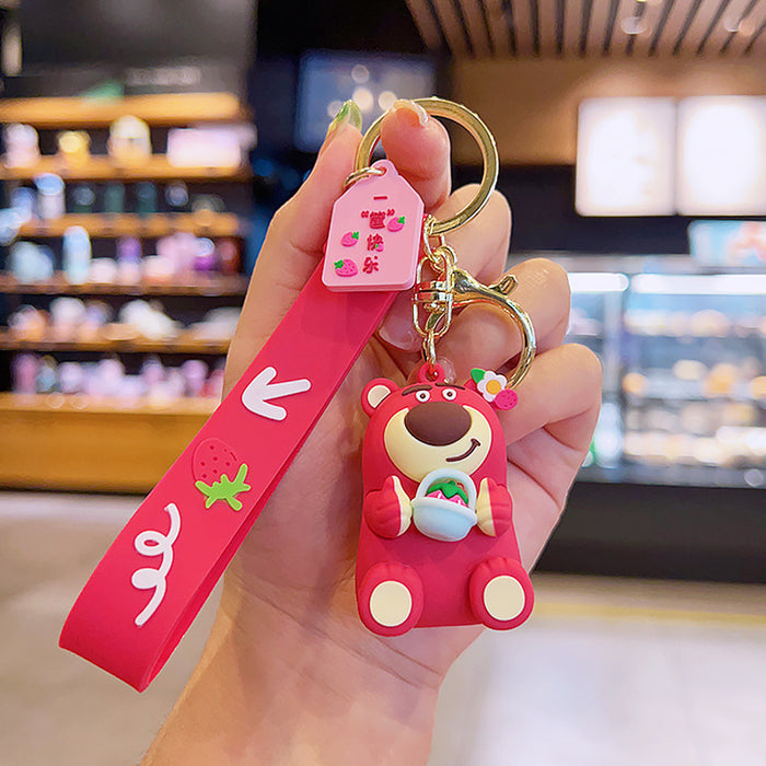 Wholesale Cartoon Silicone Doll Keychain JDC-KC-MingT040